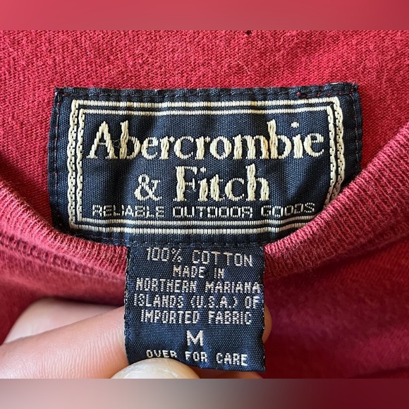 Vintage Abercrombie And Fitch 90s Imperial Airways T Shirt Oversized Medium - Picture 4 of 5